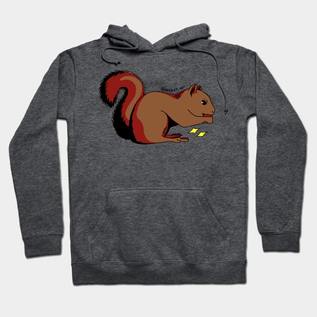 Squirrel Hoodie by Nessley_Art